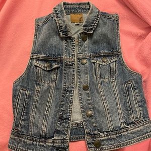 American Eagle Denim Vest